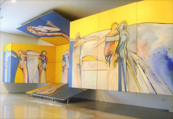 Obra de Luis Caballero primera Bienal de Arte de Medellín