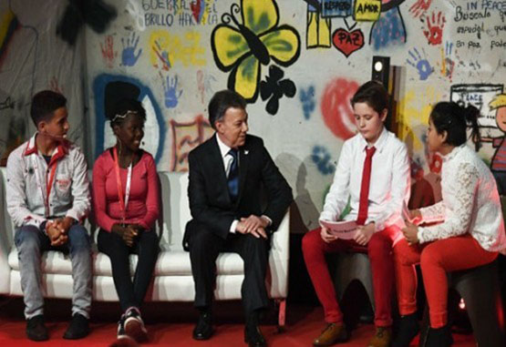 “Los niños son el objetivo principal del proceso de paz”