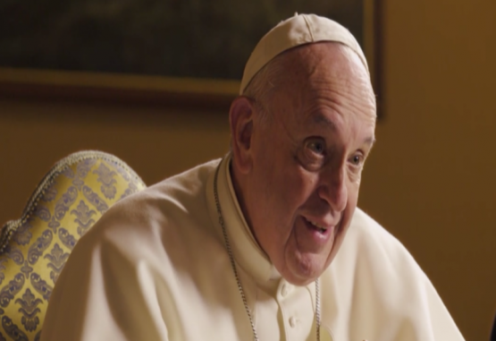 Papa Francisco durante su entrevista con el programa Salvados, de la cadena La Sexta