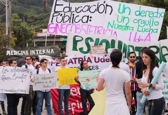 Movilización de la educación superior pública