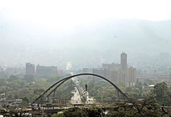 Contaminación en Medellín