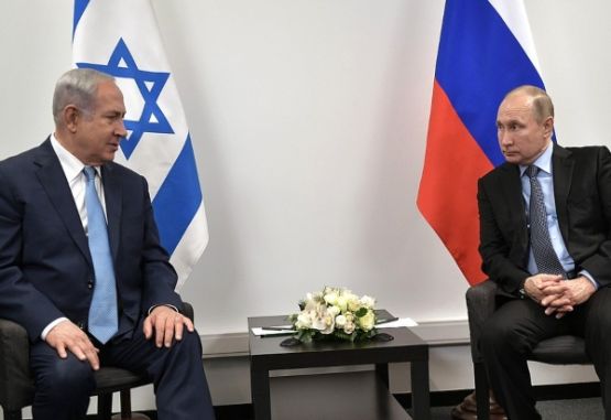 Bejamín Netanyahu y Vladimir Putin