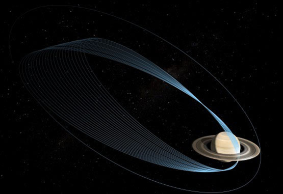 Cassini entró en su último viaje sobre Saturno