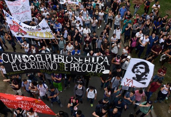 Movilización de la universidad pública