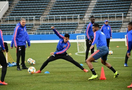Entrenamiento seleccion Colombia