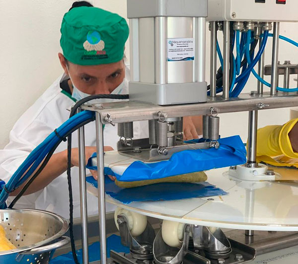 Comudeco hace plátanos saborizados