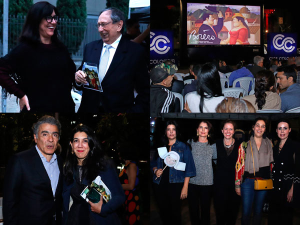 La premiere de Botero fue entre amigos