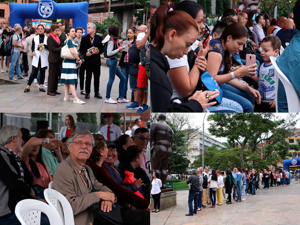 Espectadores premiere documental Botero