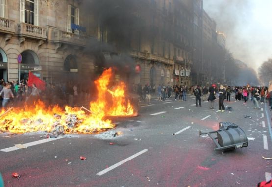 Violencia en Barcelona