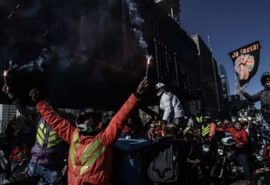 Sao Paulo, protesta