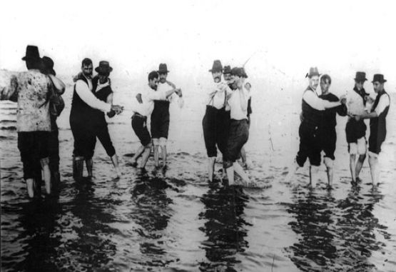 Baile de tango en el mar del plata