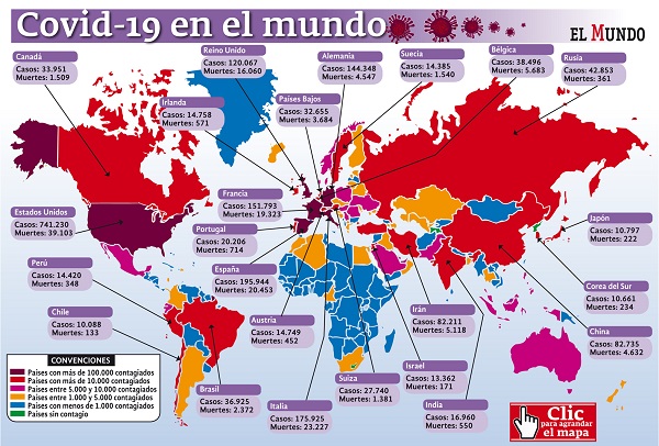 mapa mundo 19 de ebril