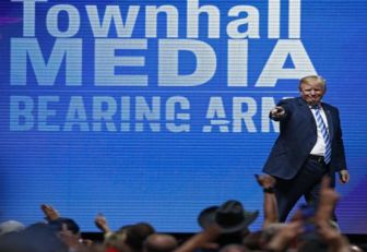 Trump en junta de la NRA