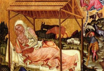 La Natividad de Jesús, atribuida al maestro de Vyšší Brod,