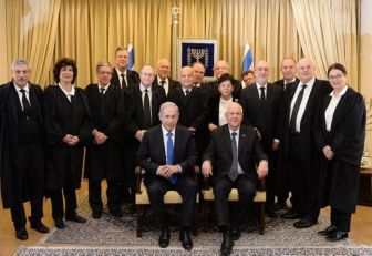 Corte Suprema de Israel con Netanyahu