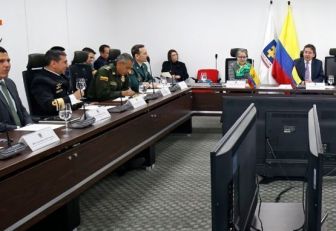 Fiscalía y Policía de colombiana.
