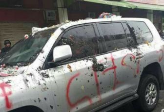 carro de Rafael Correa