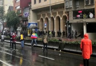 Protestas en Bogotá