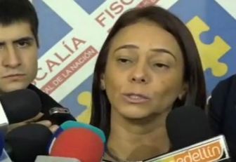 La Fiscal Claudia Carrasquilla.