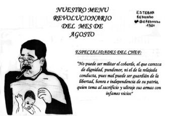 Caricatura sobre Maduro