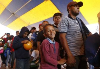 Migrantes caravana