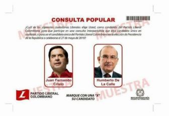 Tarjetón electoral