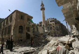 Bombardeos en Siria