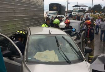 Accidente Vía las Palmas